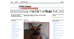 Desktop Screenshot of caninecancerawareness.org